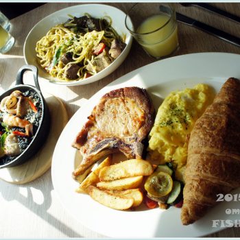 台北天母美食-omocafe|天母SOGO裡的陽光早午餐下午茶 - Fish老妞❤旅行記食