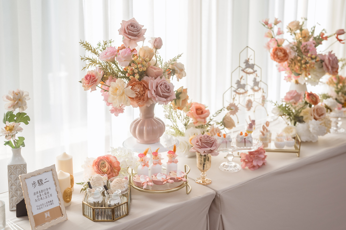 新竹 ‧ 芙莉嘉小桌數婚宴：上海鄉村精緻菜單與清新美學