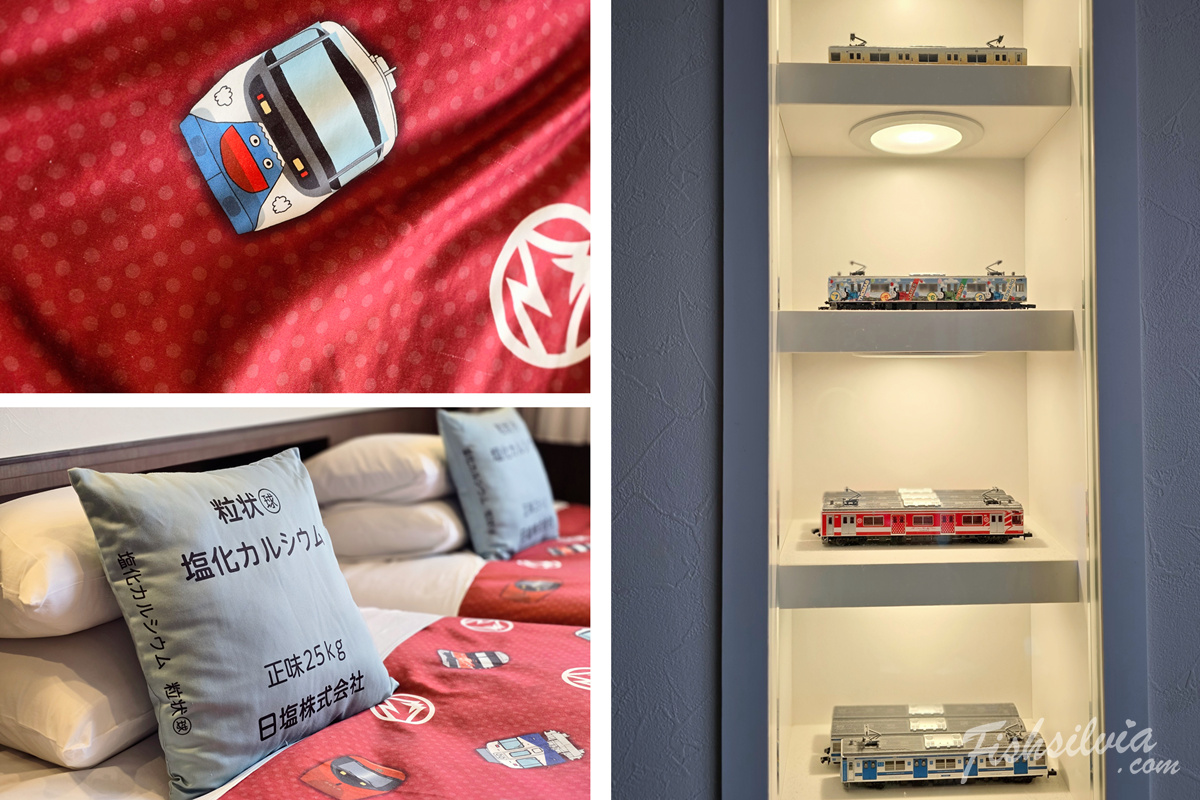 富士山飯店推薦富士急行主題房床鋪